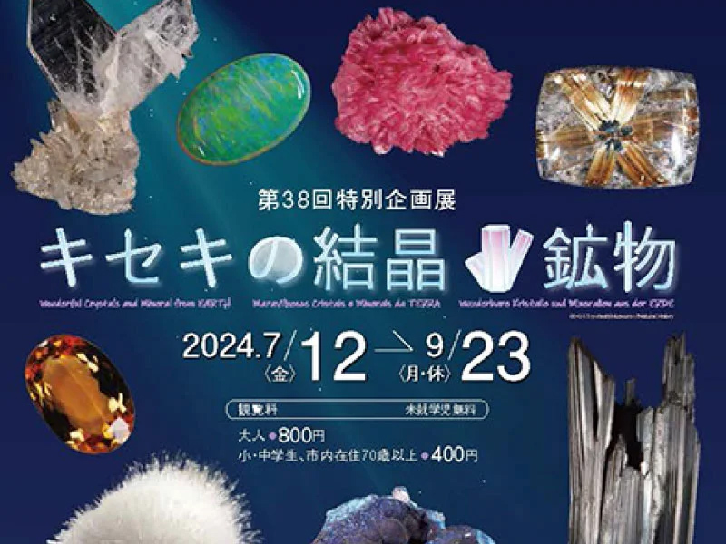 第38回特別企画展 キセキの結晶☆鉱物