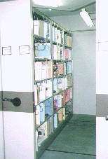 可動式書棚の様子